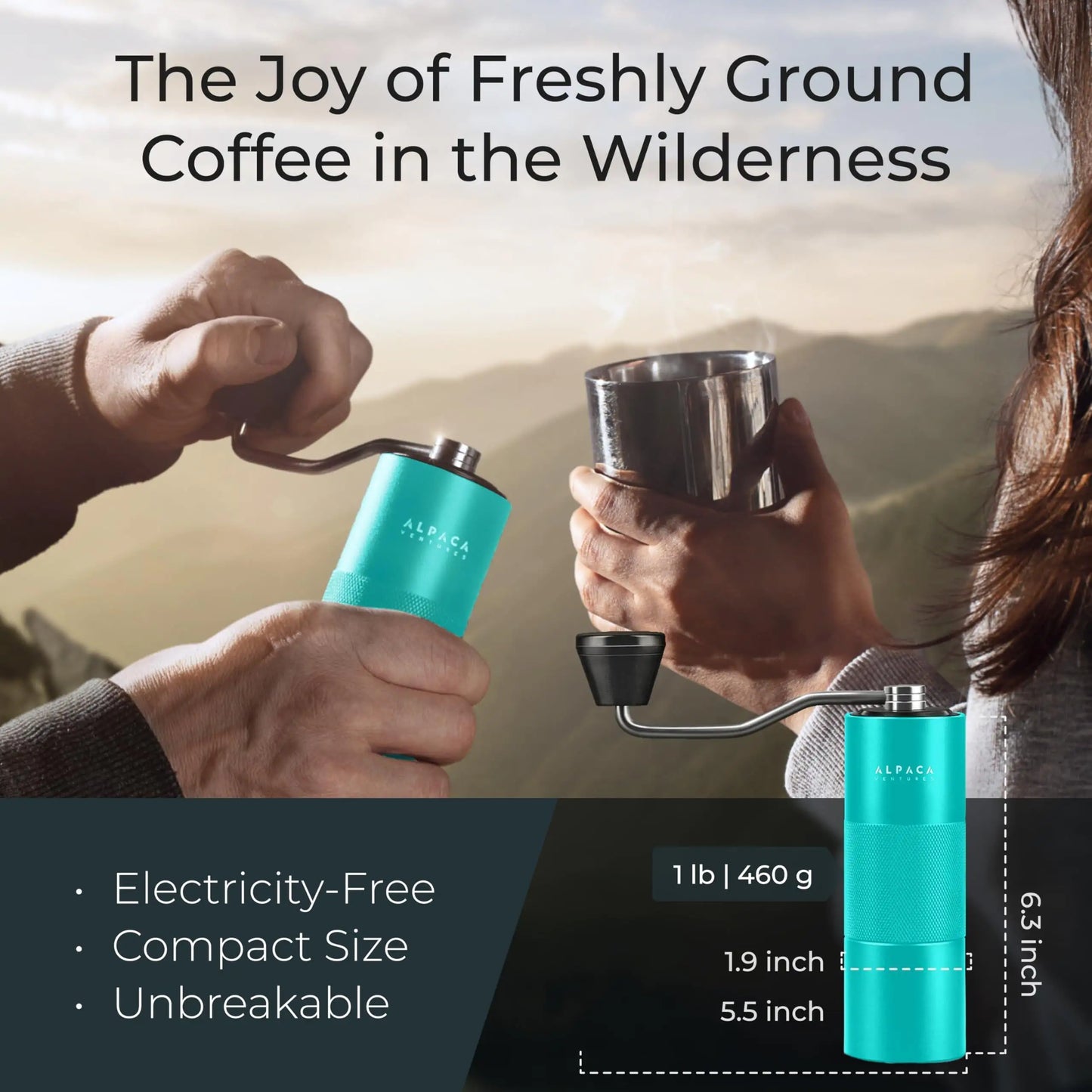 Alpaca Ventures Manual Coffee Mill