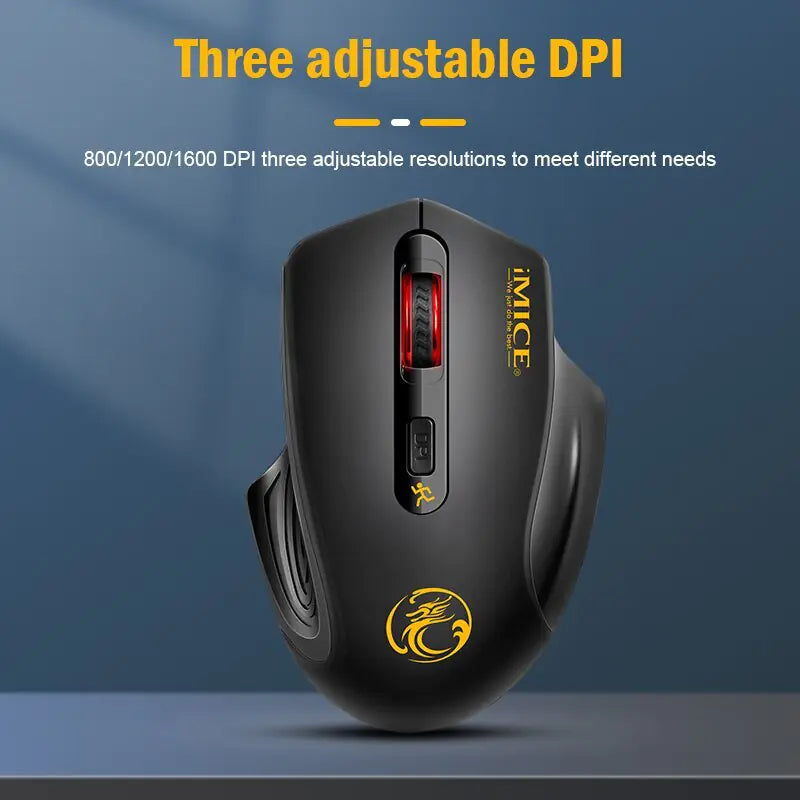 Versatile Wireless Silent Mouse