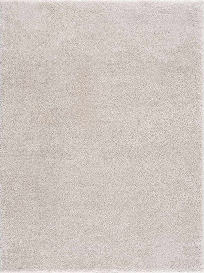 Velora Light Beige Wavy Abstract Modern Minimalist Polyester Machine Woven Area Rug