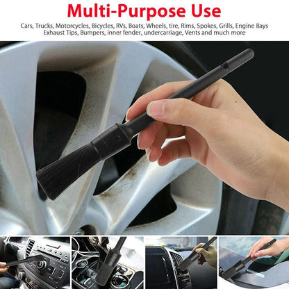 5PC Boar Hair Car Detailing Brush Set
