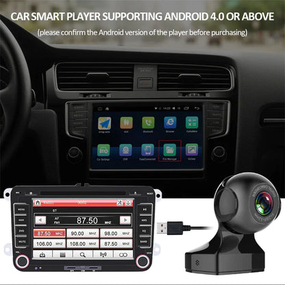 Panoramic 170° Wide-Angle WiFi-Enabled HD Vehicle Recorder