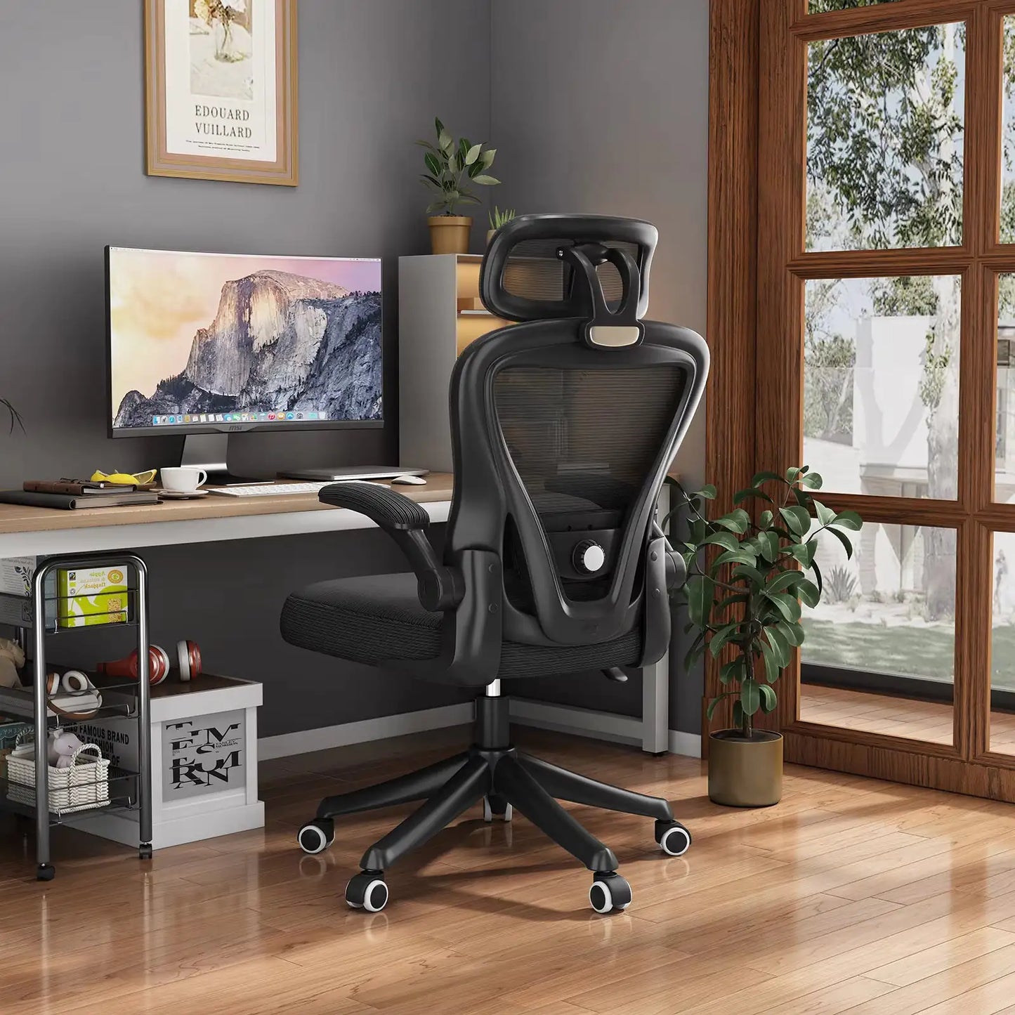 Deluxe Ergonomic Executive Chair with Adjustable Lumbar Support