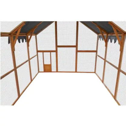 Deluxe Outdoor Pet Haven with Waterproof Guard