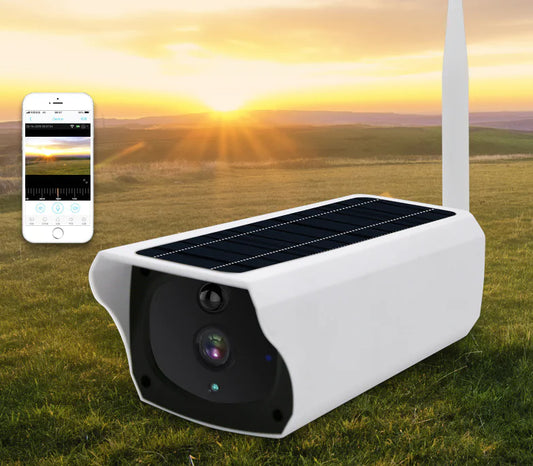 Wireless Solar Camera with WiFi for Mobile Monitoring
