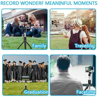 Selfie Stick Tripod with Remote for iPhone Samsung