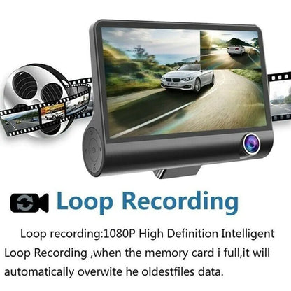 1080P Dual Lens Car Dash Cam with G-Sensor