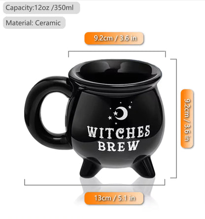 Spooky Sips: Enchanting Ceramic Coffee Mug