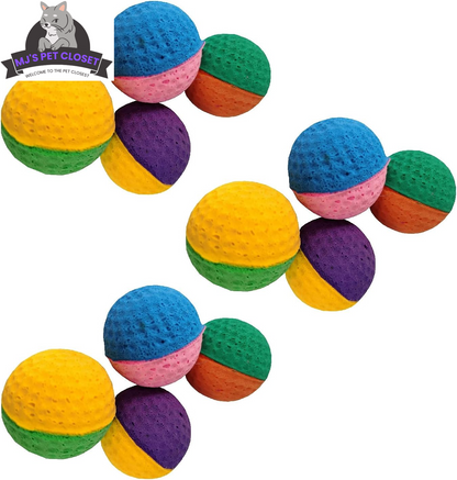 Playtime just got a whole lot cuter with our Mini Cat Foam Soccer Balls! 🐾🎉 Perfect for your furry friend! 🐱💚💙 #CatToys #PetPlaytime