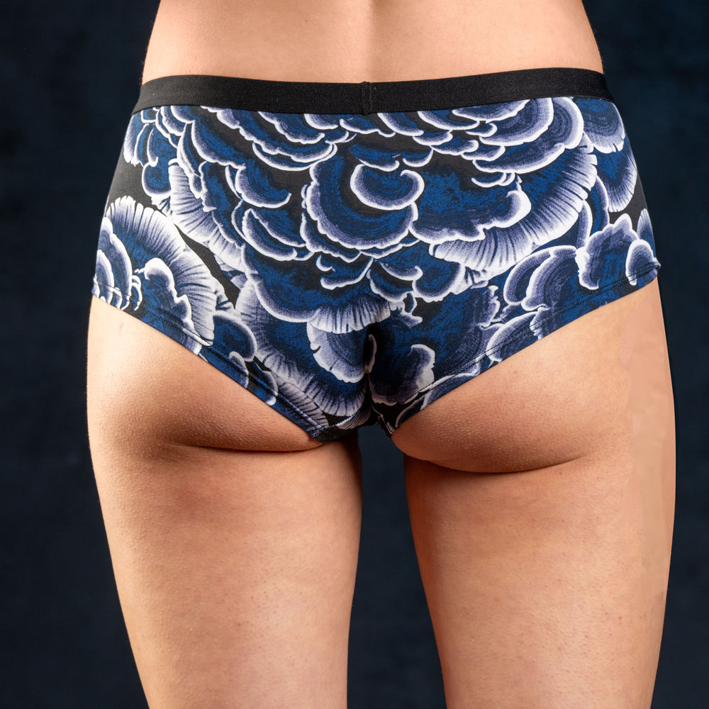 SHEATH Women's Bamboo Trametes Cheeky Boyshorts