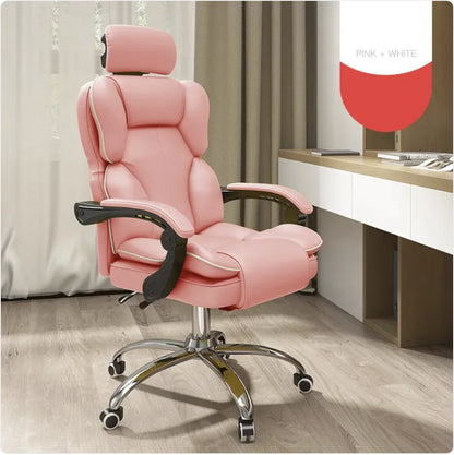 Deluxe Gamer's Throne with Supportive Backrest