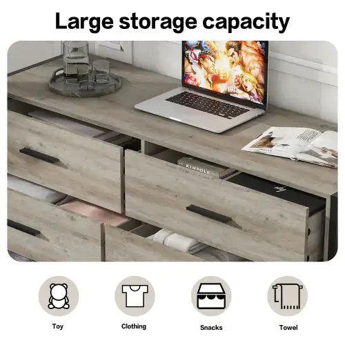 Vintage Rustic Grey Wooden Vanity with Ample Storage
