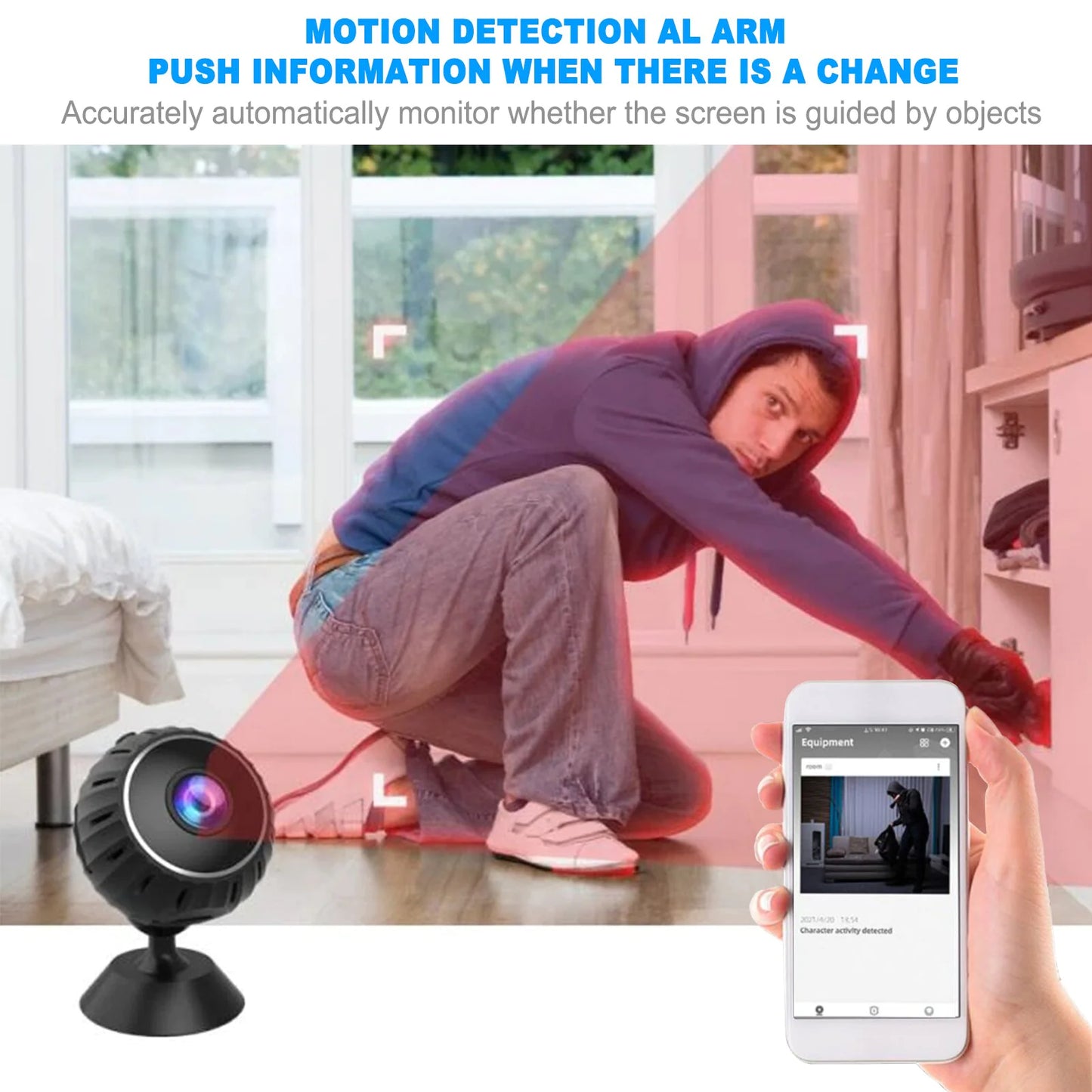 Compact Surveillance Wireless Camera 1080P HD