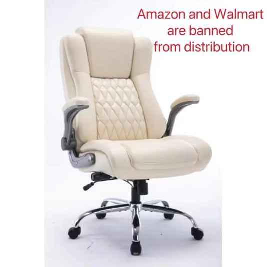 Executive High-Back Swivel Chair with Ergonomic Support