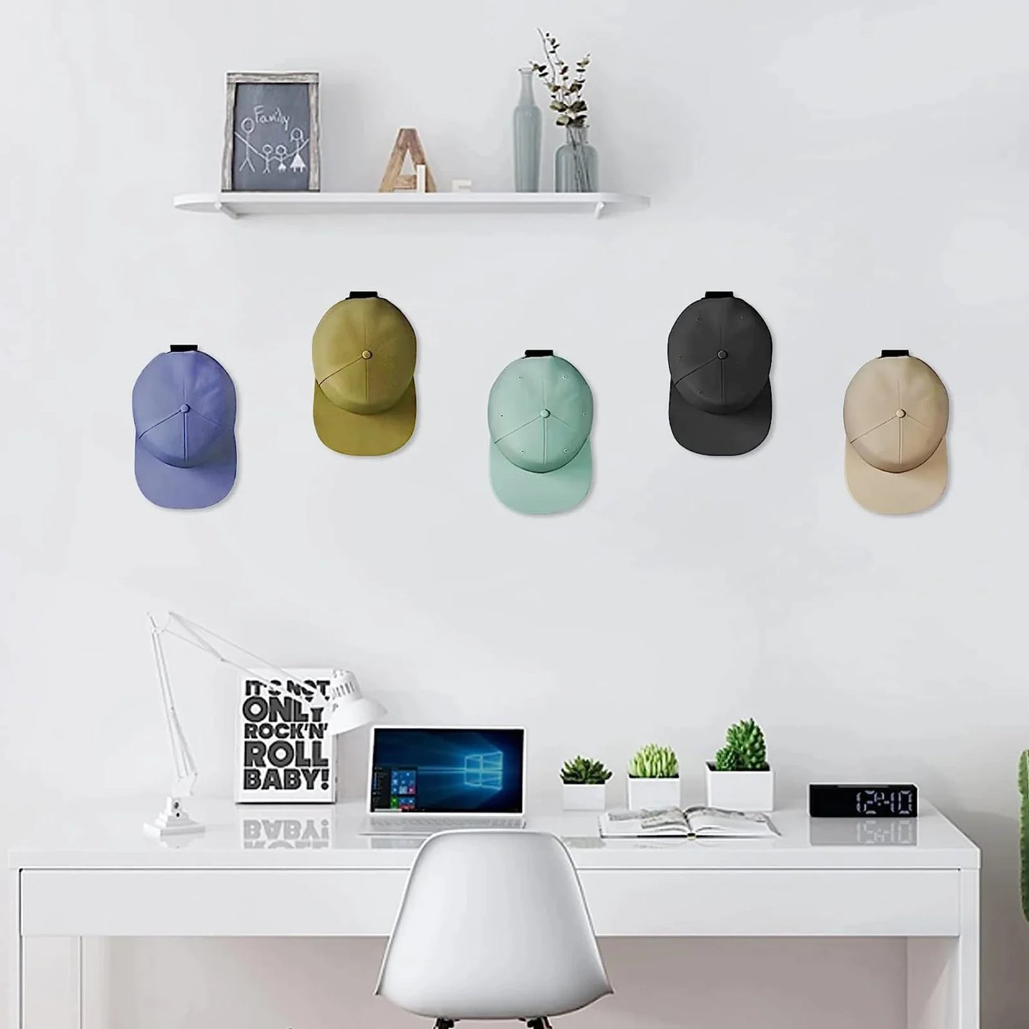 Hat Rack 12-Hook Wall Organizer