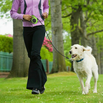 16.5FT Auto-Retract Dog Walking Leash